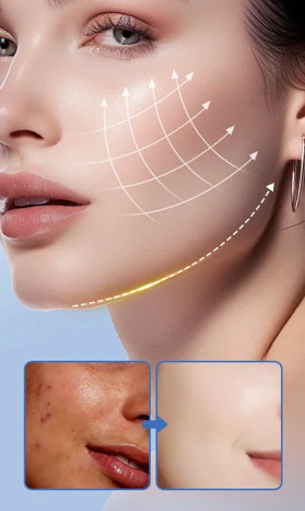 Crème visage hydratante niacinamide et au riz