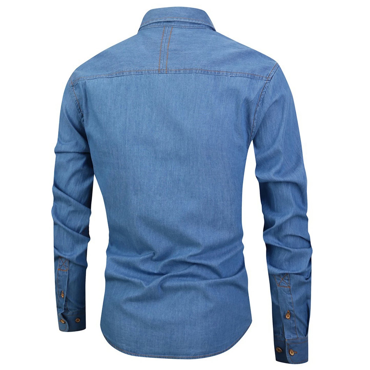 Chemise en jean manches longues