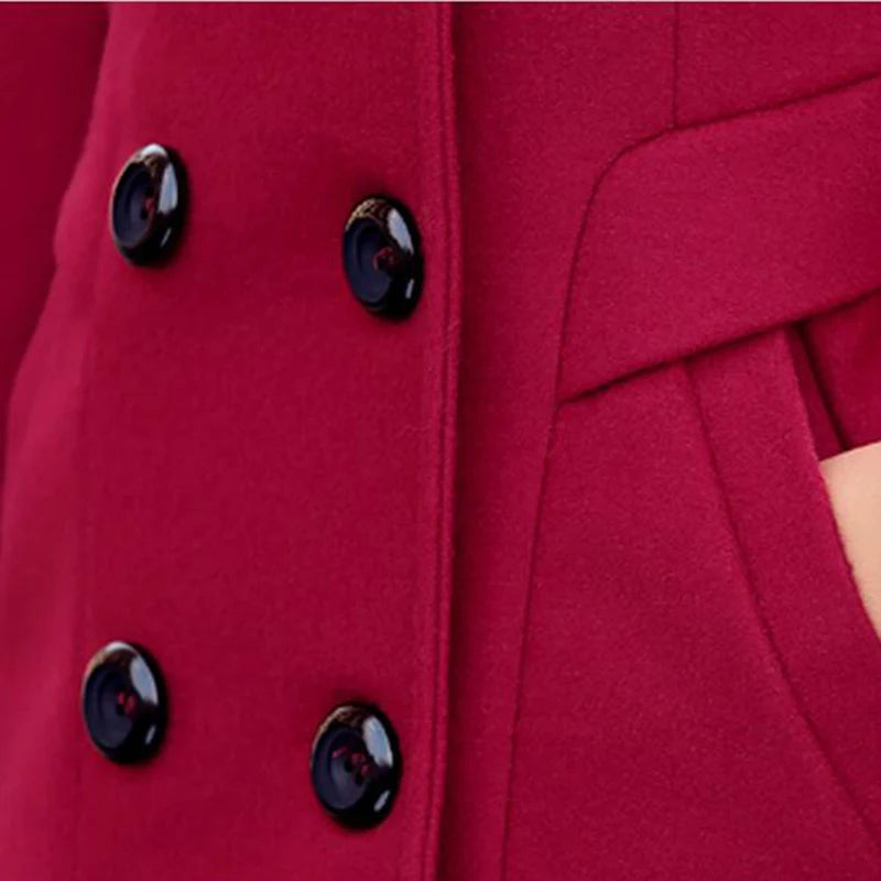 Manteau Slim élégant en laine