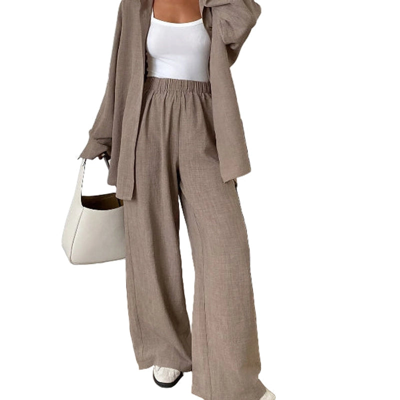 Ensemble Deux Pièces en Denim imité - Boutique ÉclatsChic