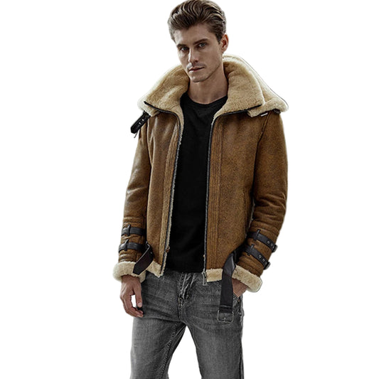 Blouson aviateur B3 en cuir Denny&Dora
