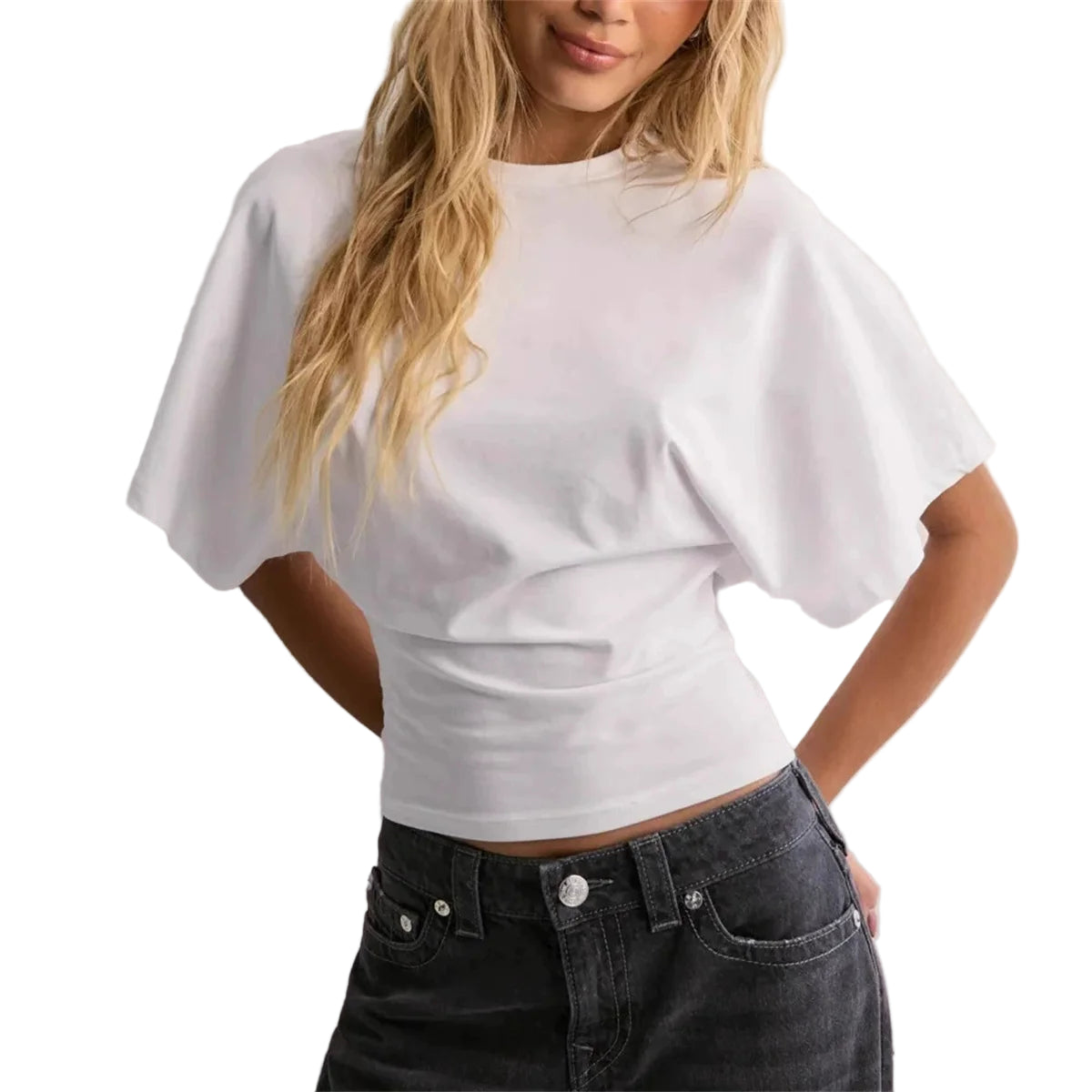 T-shirt ample manches mi-longues