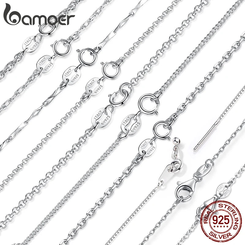 Collier argent sterling 925 BAMOER