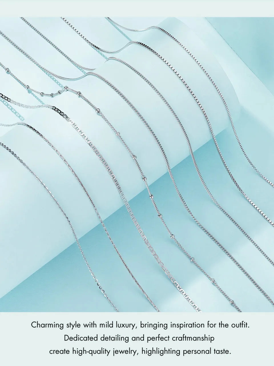 Collier argent sterling 925 BAMOER
