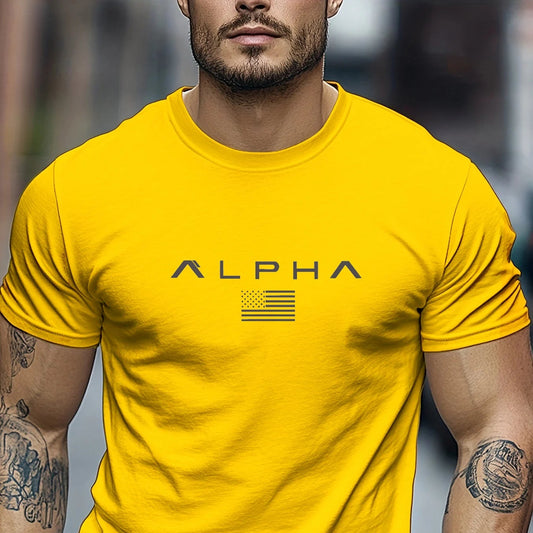 T-shirt Alpha 100 % coton décontracté