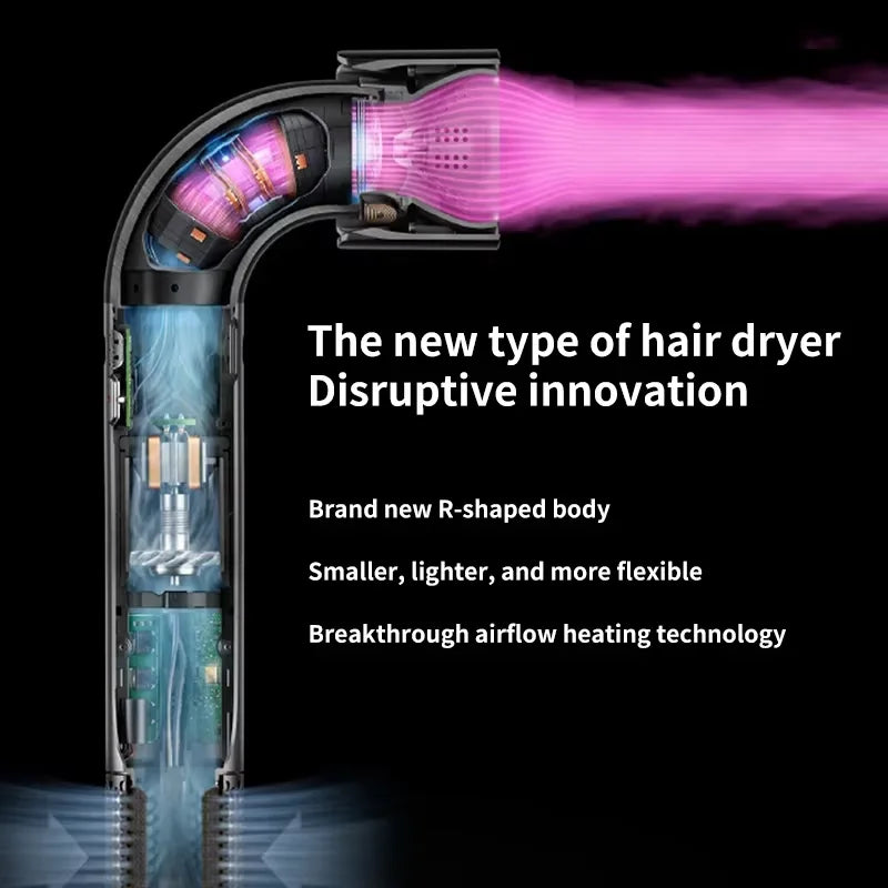 Sèche-cheveux technologie ions négatifs