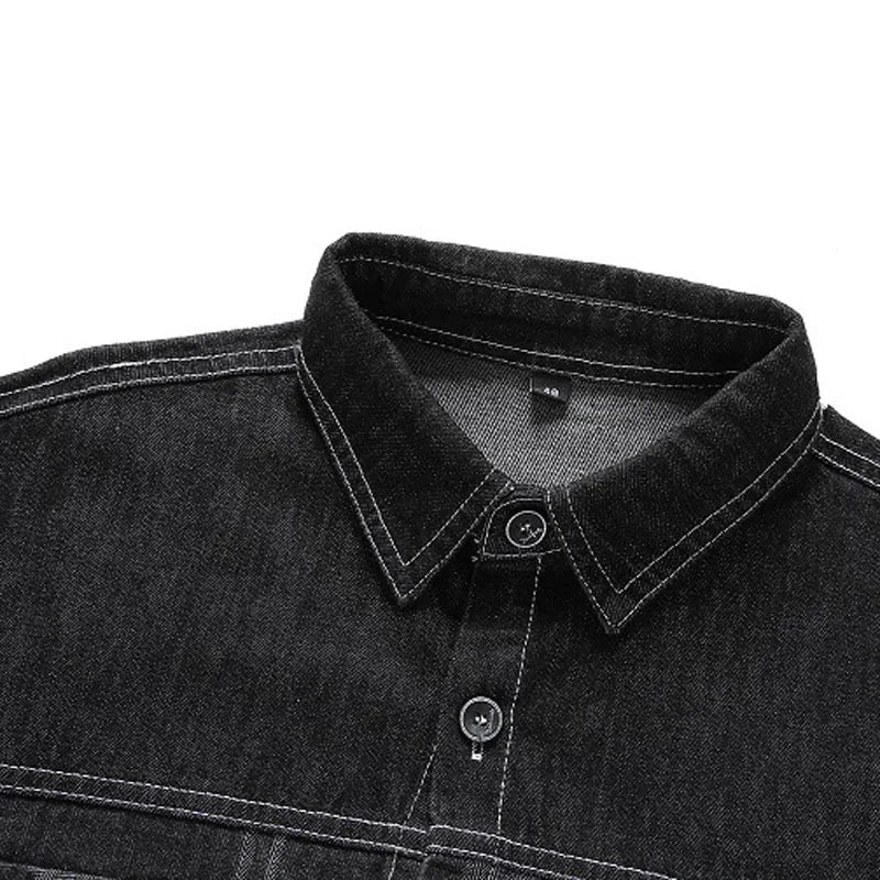 Chemise en jean à carreaux automne 2025