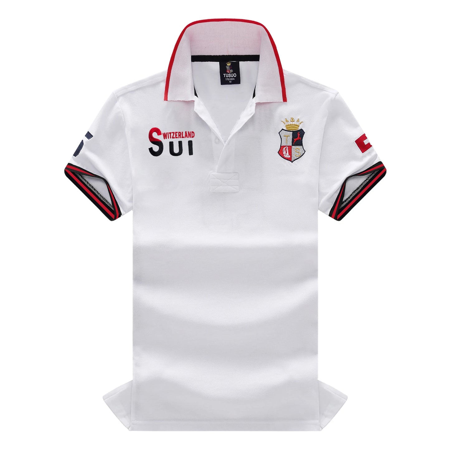 Polo de foot classique suisse 100 % coton