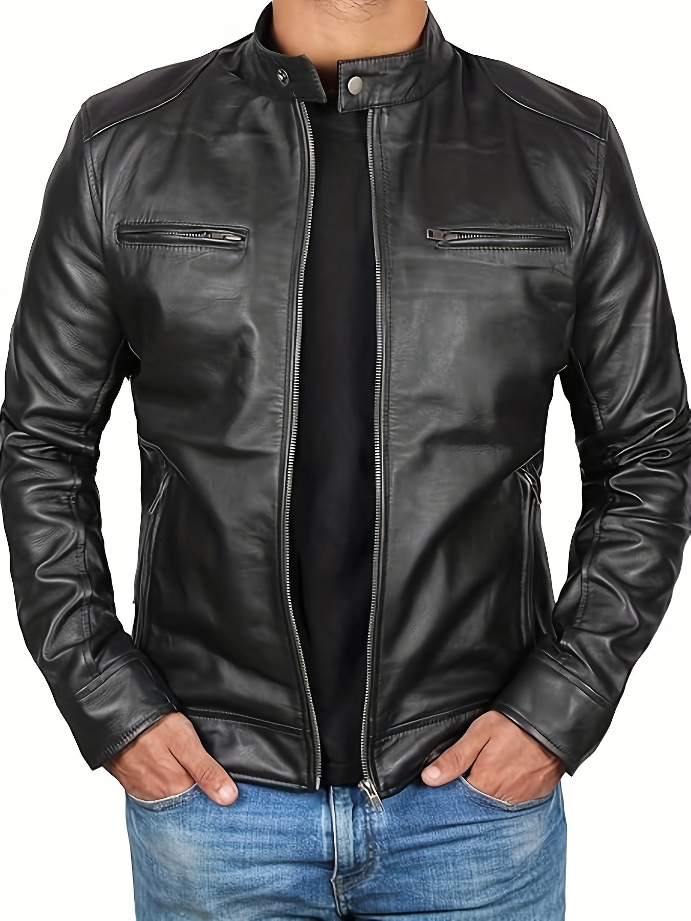 Veste de Moto Classique pour Hommes