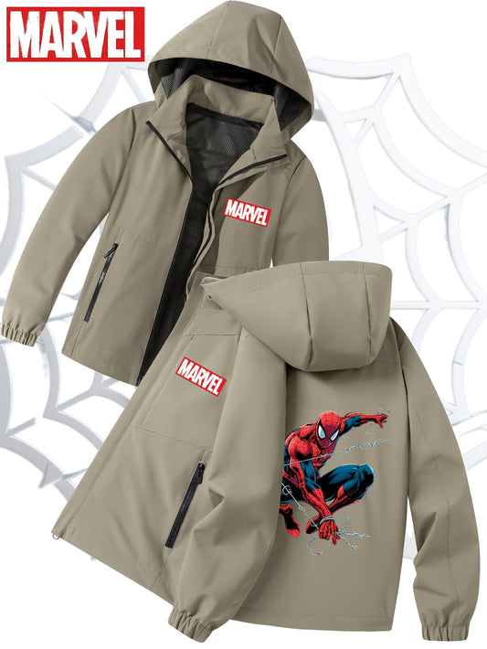Veste à capuche imprimée Spider-Man
