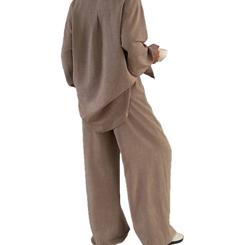 Ensemble Deux Pièces en Denim imité - Boutique ÉclatsChic