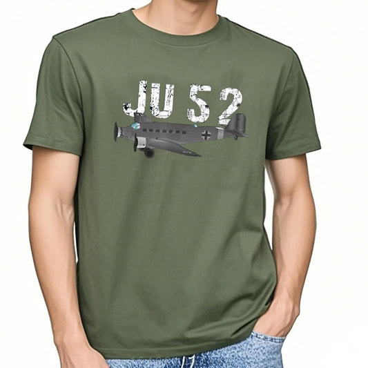 T-Shirt Ju-52 décontracté 100% coton