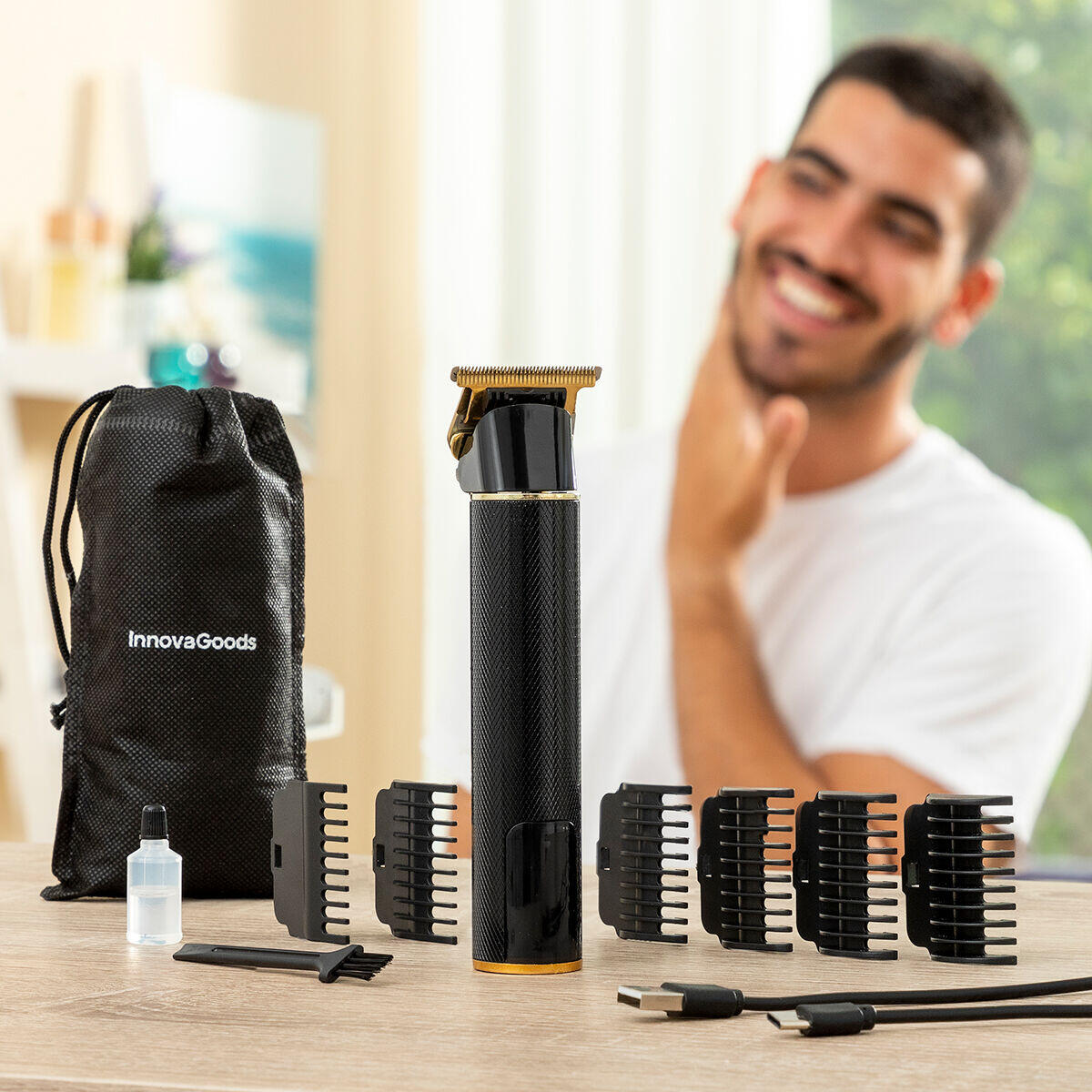Tondeuse à cheveux rechargeable InnovaGoods