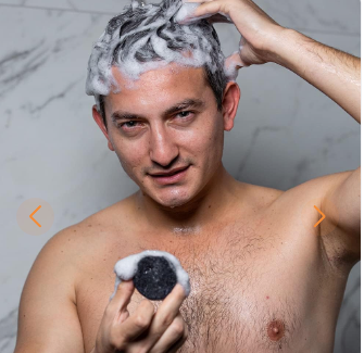Savon solide pour barbe, sourcils et cheveux